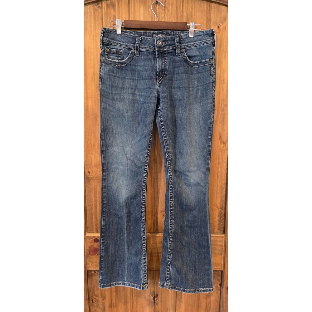 Silver Jeans Co Suki Surplus Womens 32‎ Blue Excellent Bootcut Stretch